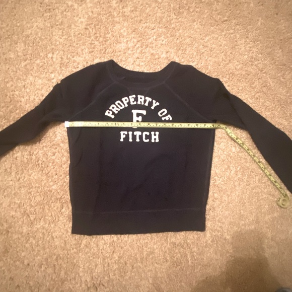 Abercrombie & Fitch Navy Blue Sweatshirt - Picture 8 of 9